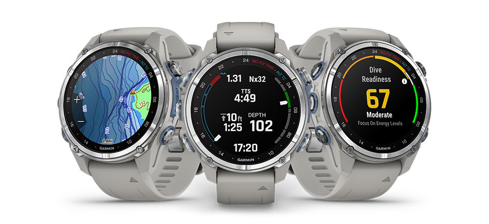Garmin Descent Mk3 43 мм — дайвинг