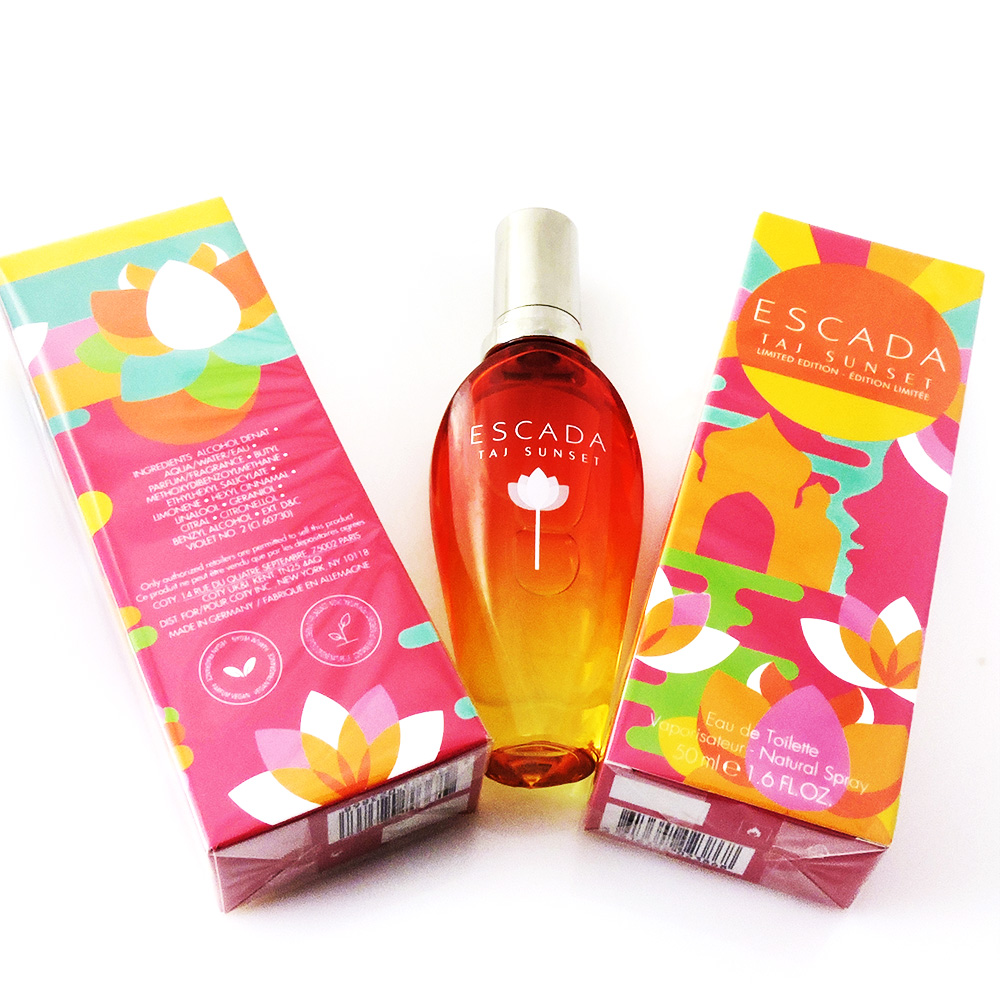 Escada Taj Sunset Limited Edition — туалетная вода для женщин. Подходит для веганов, на 86% натуральный.
