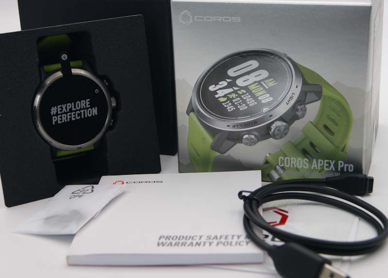 Упаковка Coros Apex Pro