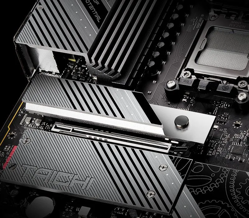 Радиатор M.2 платы X870E Taichi Lite