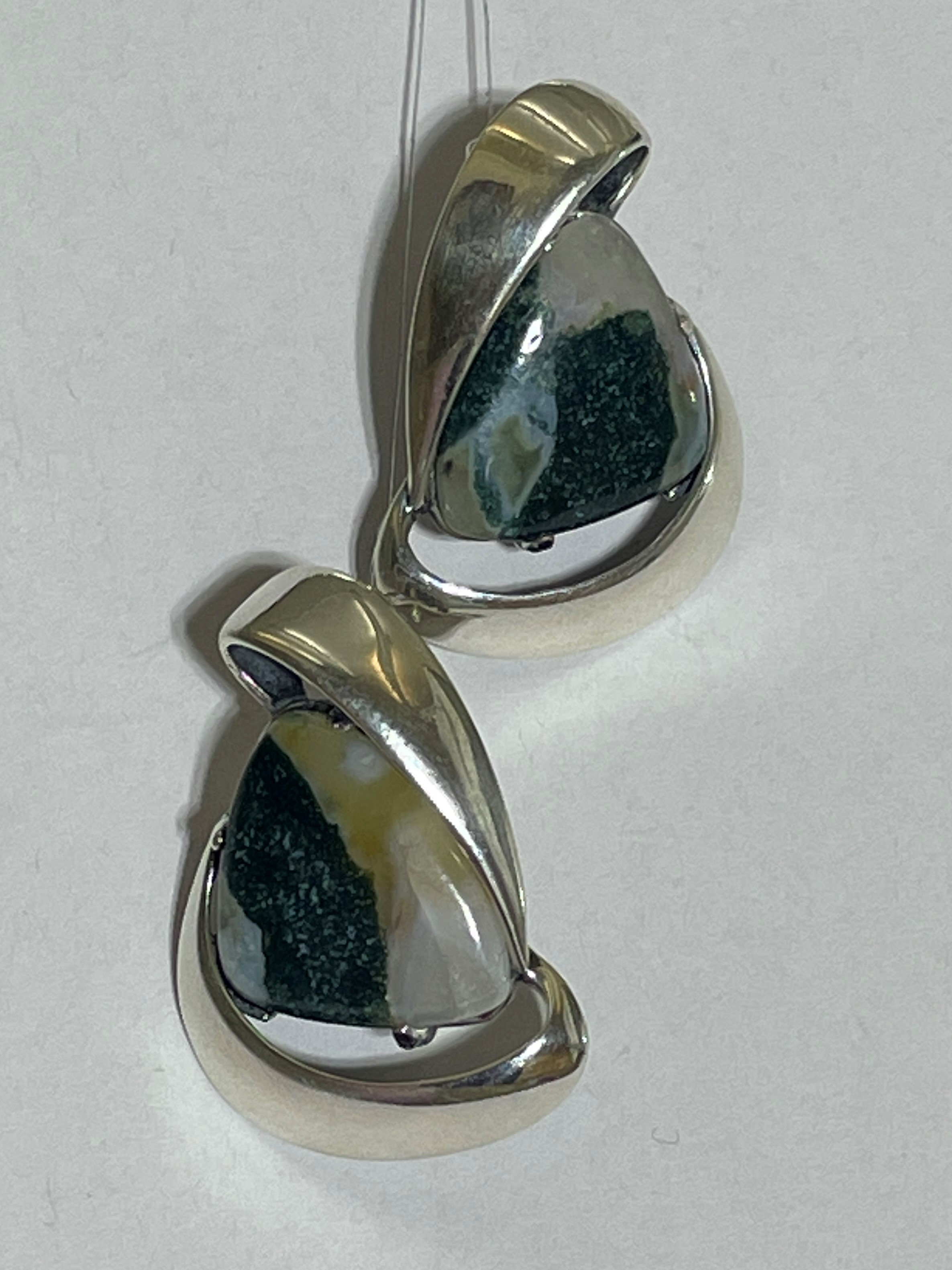 Серьги Гематит