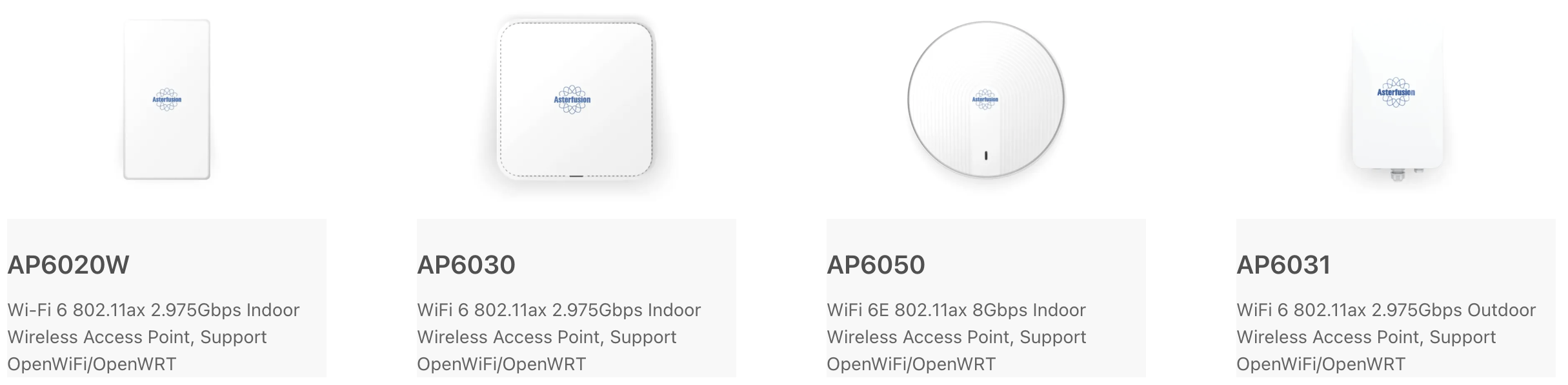 Asterfusion wifi access points