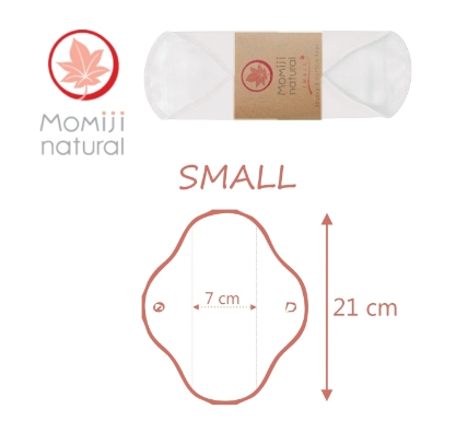 Многоразовые прокладки Momiji Natural белые