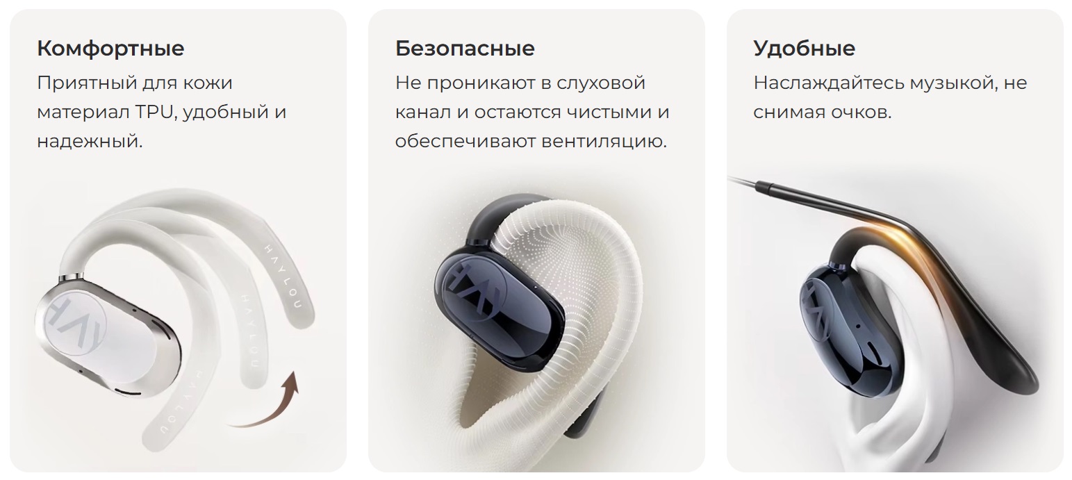 Беспроводные наушники Xiaomi Haylou Earhook 1 (OW02)