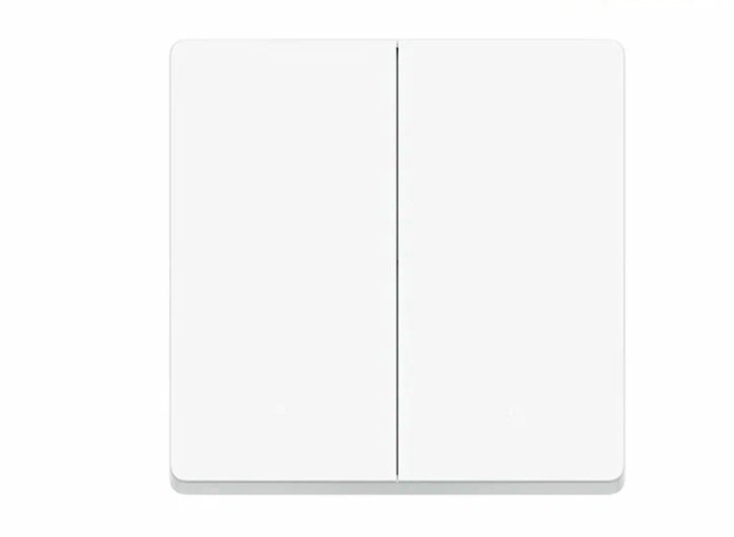 Умный двойной беспроводной переключатель Xiaomi Mijia (XMWS01XS)