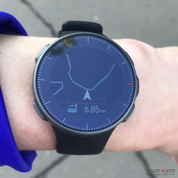 Навигация в Polar Vantage V