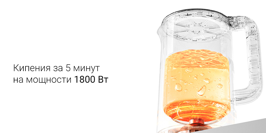 Умный чайник Xiaomi Smart Kettle Bluetooth 3 (MJHWSH04YM)