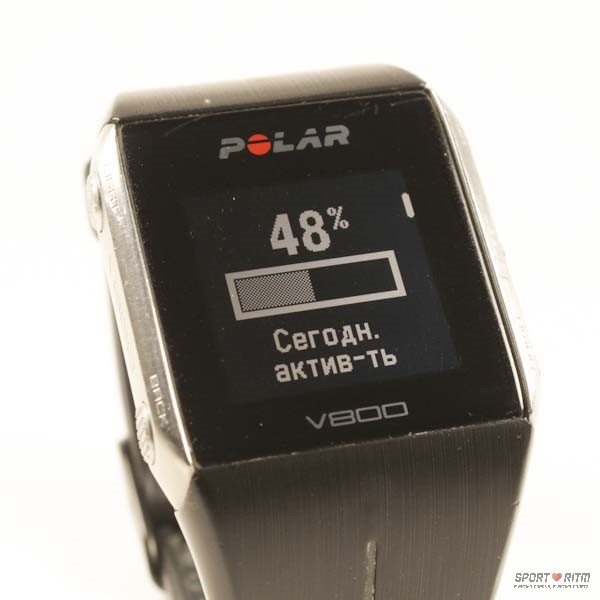 Суточная активности на Polar V800