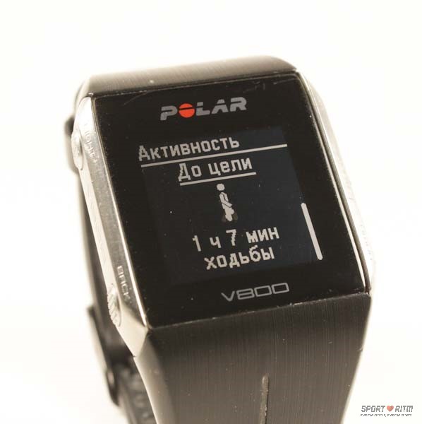 Суточная активности на Polar V800