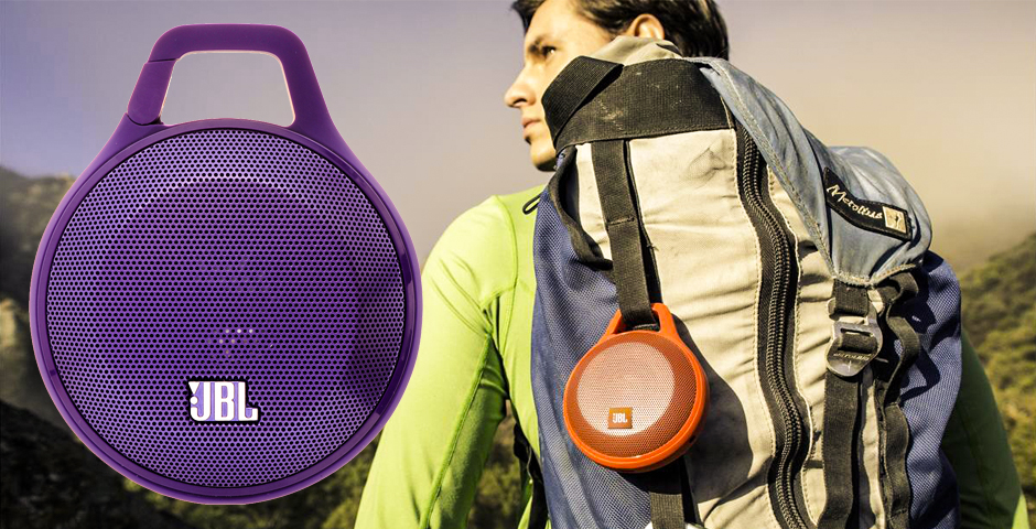 Портативная влагозащищенная колонка JBL Clip+.