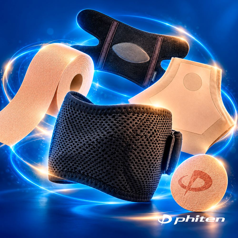 Тейпы, бандажи и суппорты Phiten