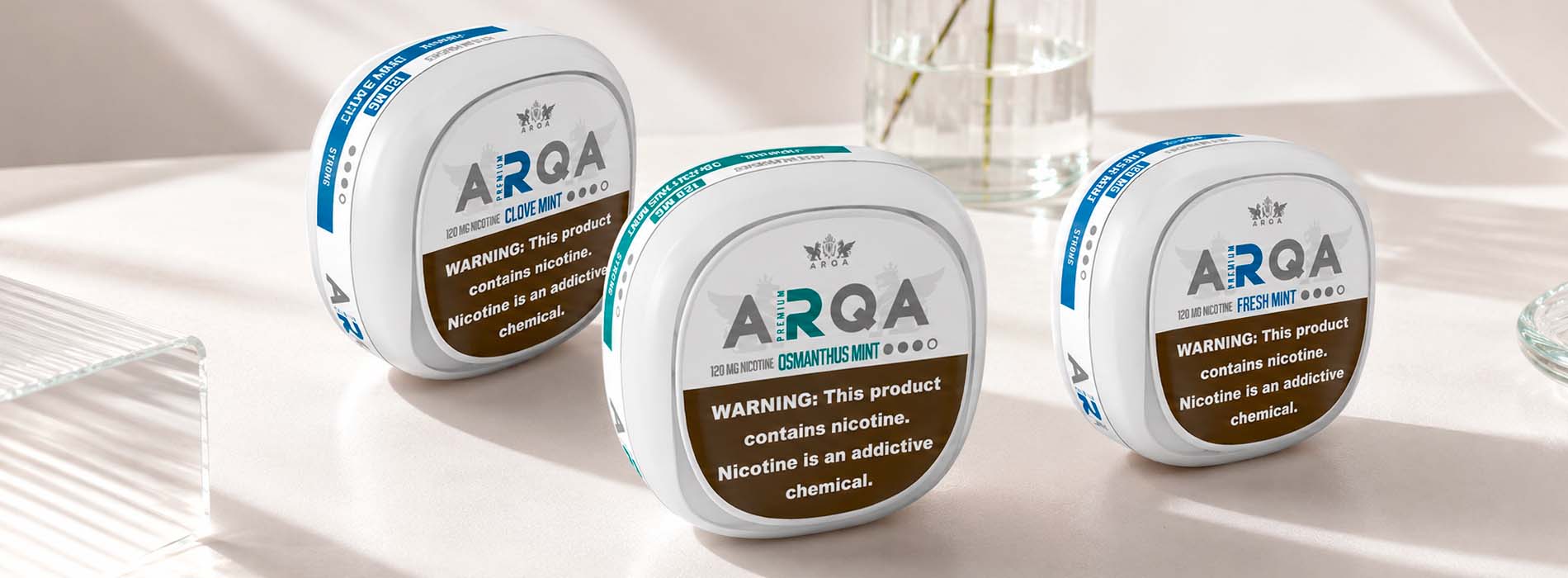 Расширенная линейка ARQA Premium 120mg с мятными и холодными вкусами