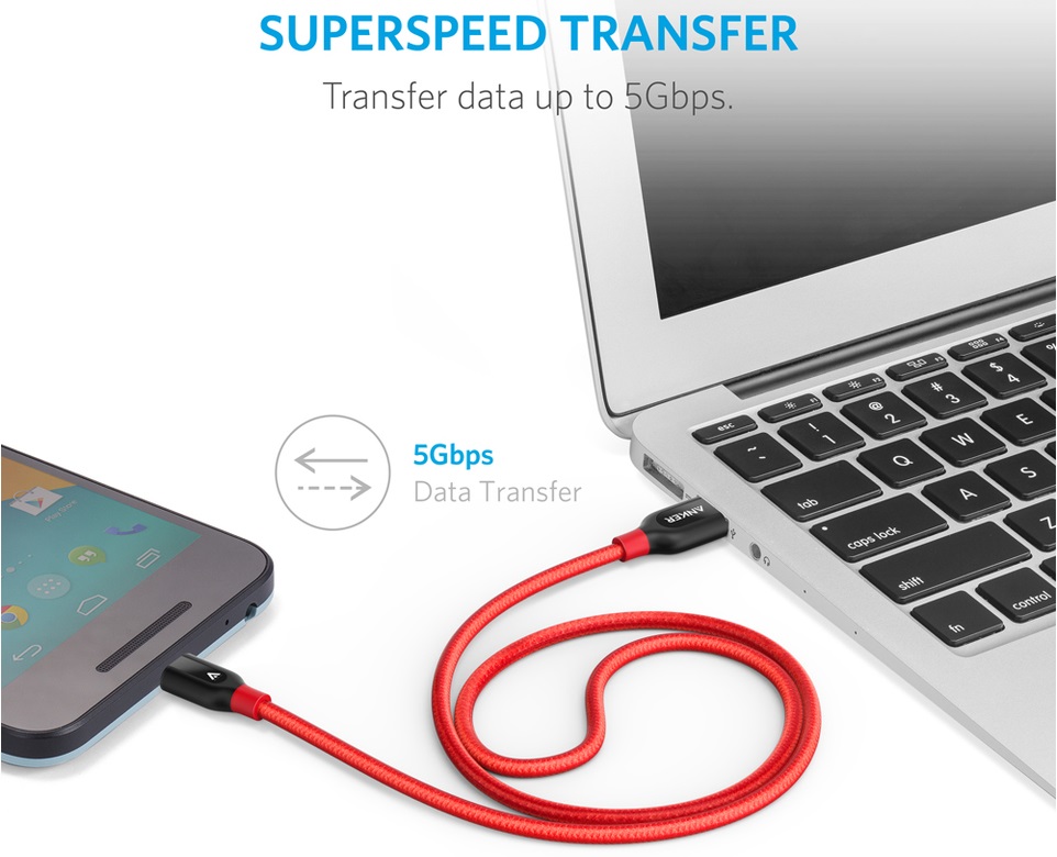 Anker PowerLine+ USB-C to USB-A 3.0