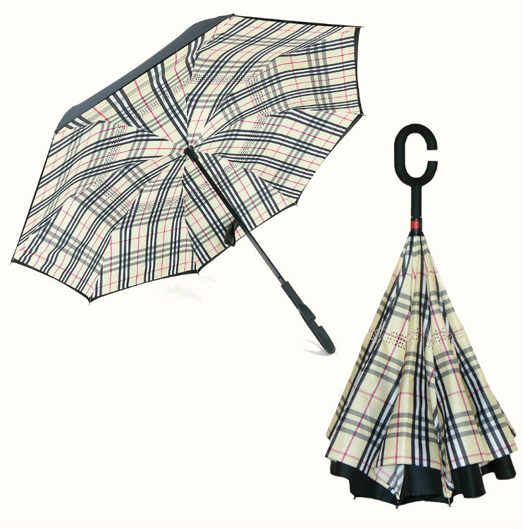 обратный зонт ReUmbrella scottish "Шотландка"
