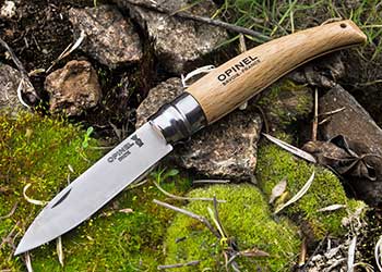 Нож Opinel №8 садовый, нержавеющая сталь
