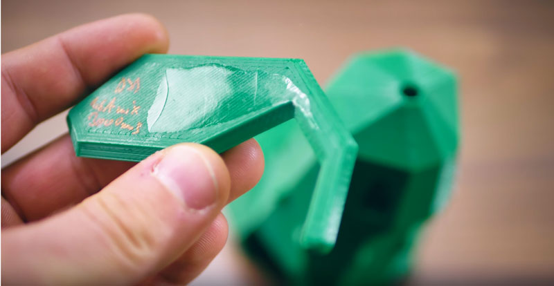 PETG прилипает к стеклу слишком хорошо. (Youtube Thomas Sanladerer)