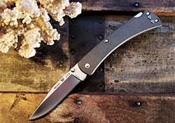 Складной нож buck folding hunter slim pro 0110brs4, сталь s30v, рукоять микарта
