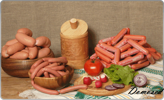 Сосиски, сардельки