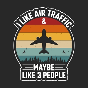 Принт авиадиспетчера I like air traffic