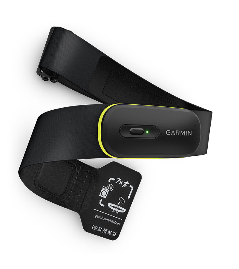 Кнопка, индикатор и защита 5 ATM — Garmin HRM 600