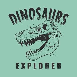 Принт Dinosaurs explorer