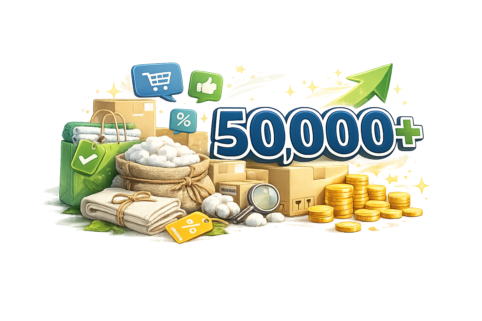 50 000 + проданных товаров
