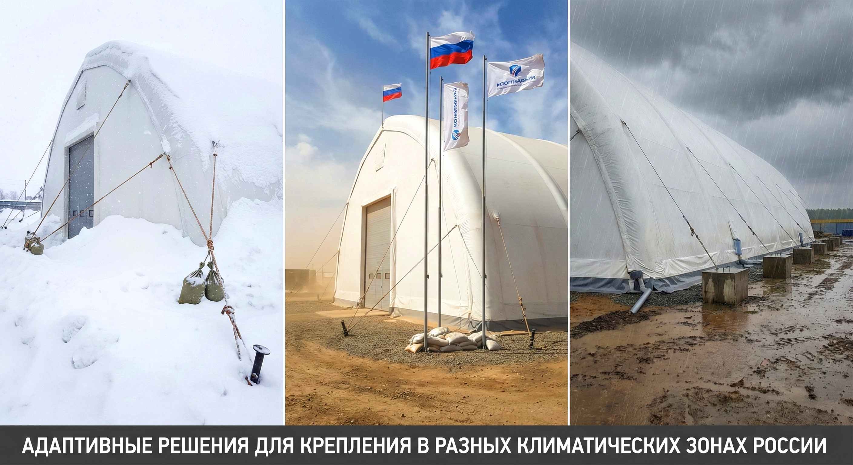 Применение разных типов креплений в разных климатах