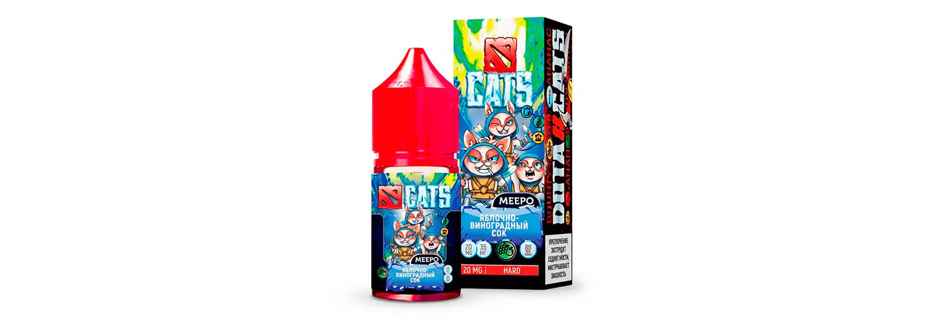 Жидкость для вейпа CATSWILL DOTA CATS Salt 2% STRONG оригинал
