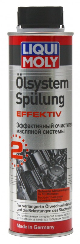 Oilsystem Spulung Effektiv