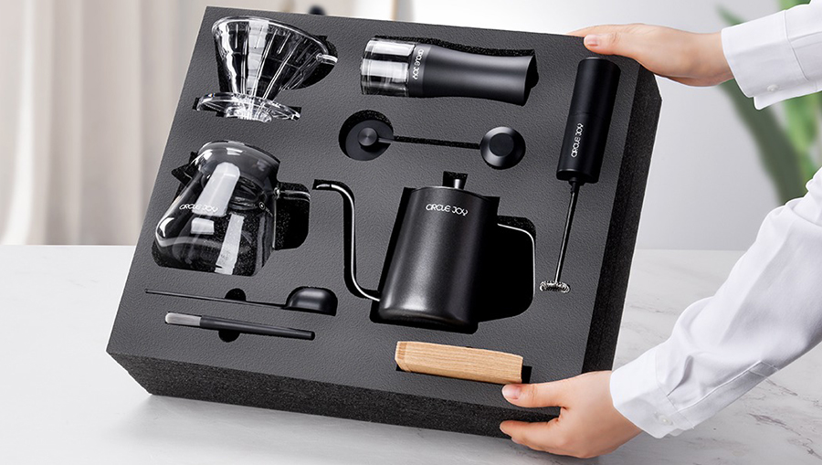 Набор для приготовления кофе Circle Joy Manual Coffee Maker Set 9 in 1 (CJ-CFS01)