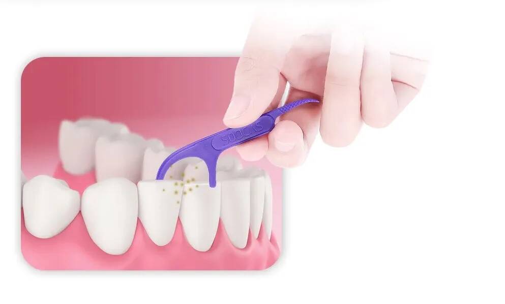 Зубная нить Xiaomi BEHEART Floss Pick (50шт)
