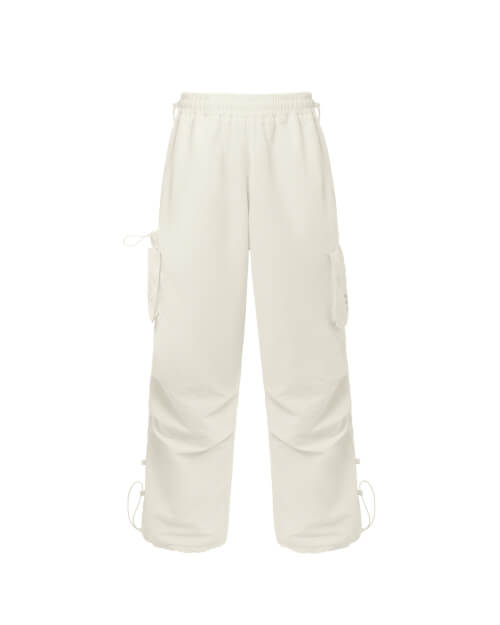 Брюки Called a Garment Multi pocket молочные