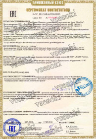 Сертификат на блендеры L'equip 2015-2016 Сертификат на блендеры L'equip 2015-2016