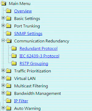 Как настроить RSTP Grouping?