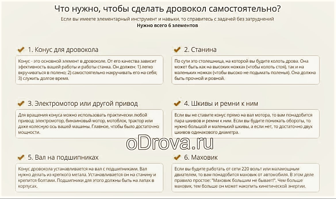 Винтовой дровокол своими руками
