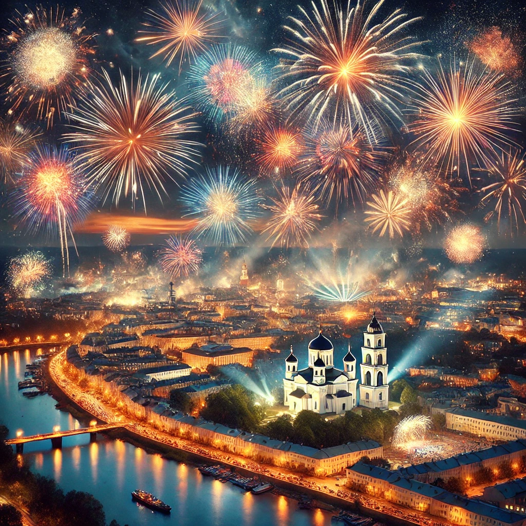 Фейерверки для Пскова Фейерверки для Пскова