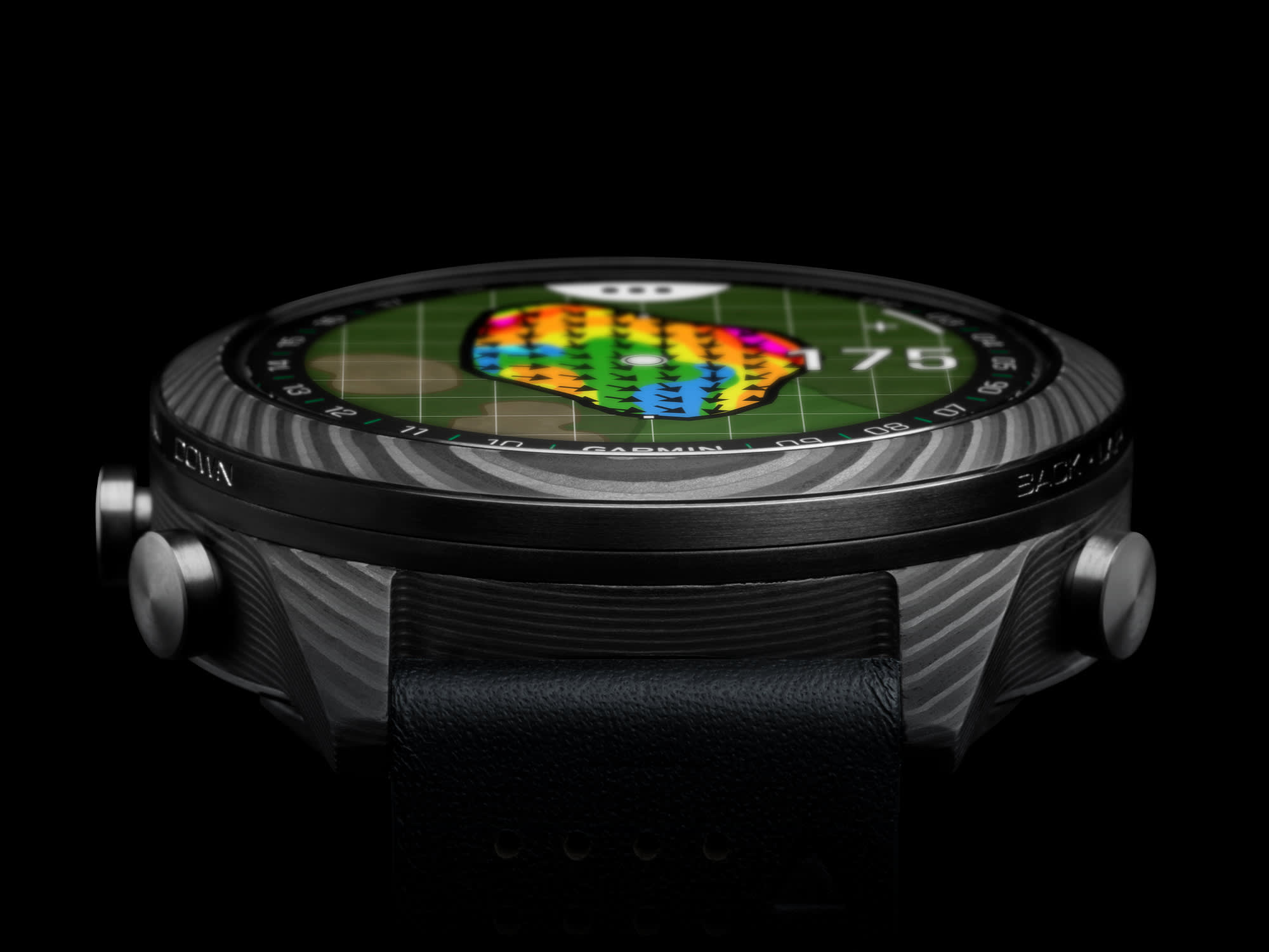 Выпуклое сапфировое стекло Garmin MARQ Golfer Carbon Edition