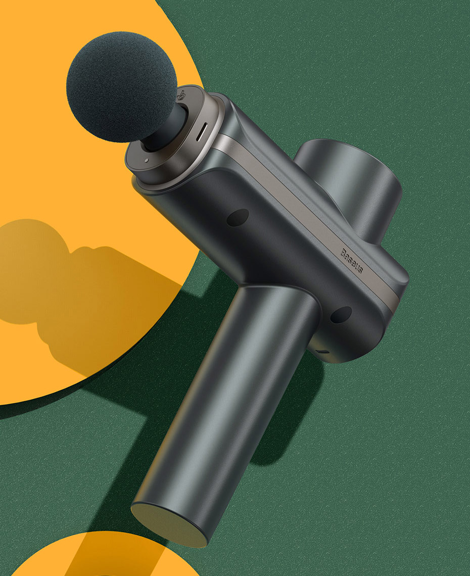Перкуссионный массажёр Baseus Booster Dual Mode Massage Gun