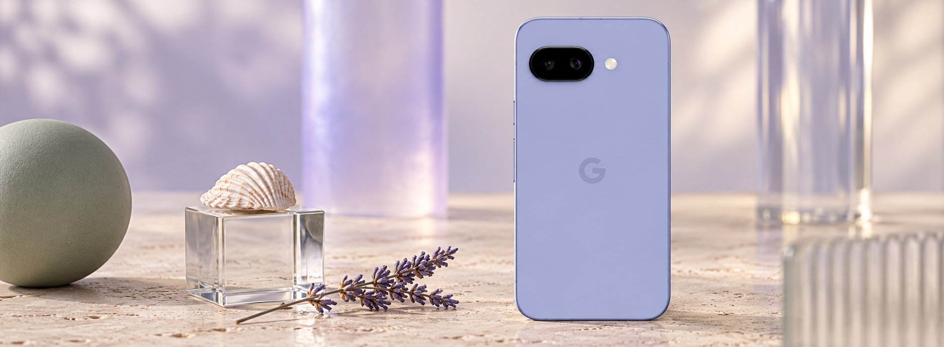 Блок двух камер Pixel 9a Iris и ракушка для макросъемки