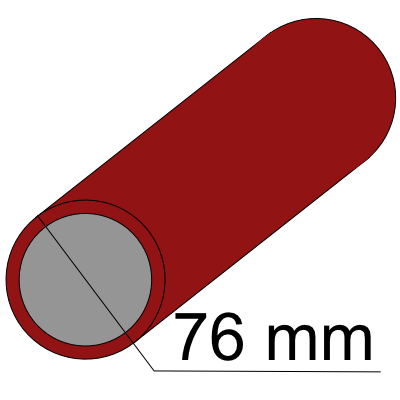 Труба 76 бордо