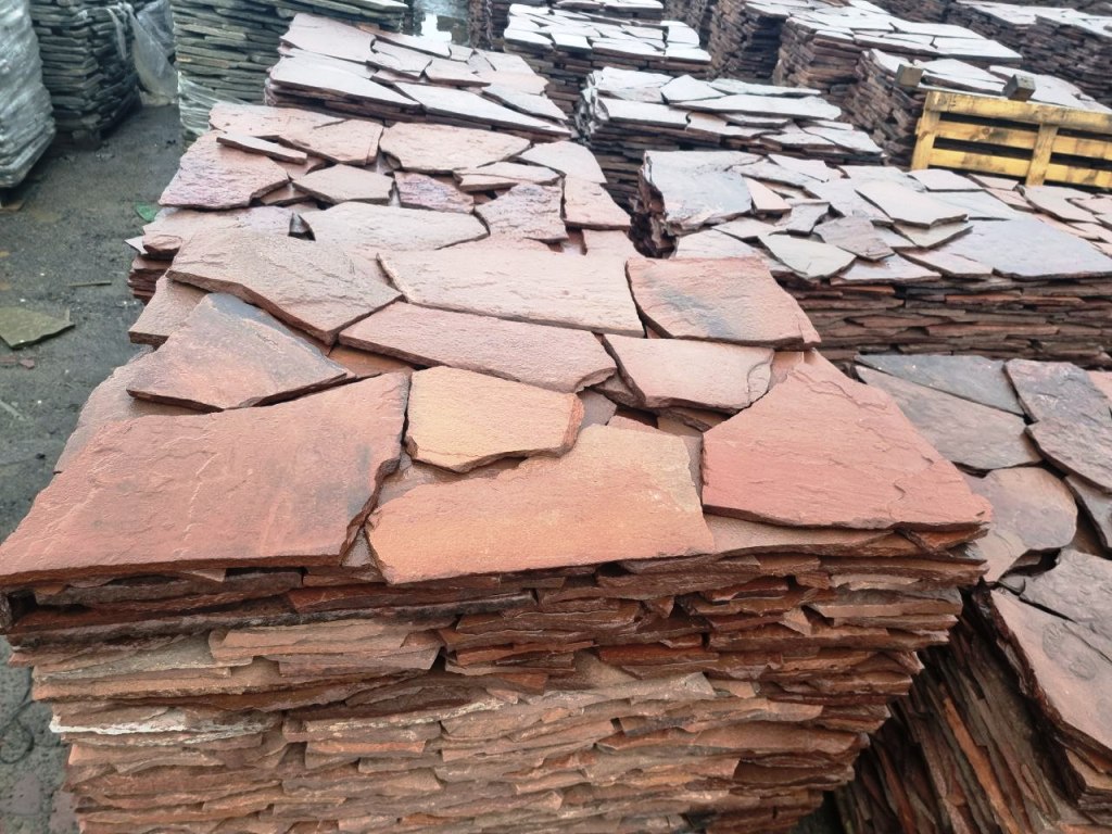 Песчаник плитняк Терракот Красный