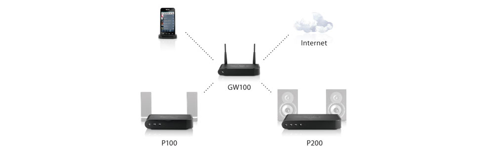 Сетевой плеер-усилитель NuVo NV-P100-EU