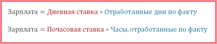 Методика расчета зарплаты по временному тарифу