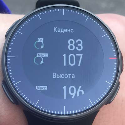 Бег с Polar Vantage V