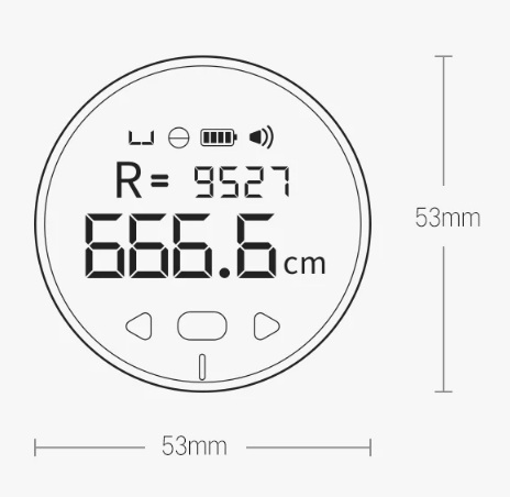 Рулетка электронная Xiaomi DUKA/ATuMan Mini Q Electronic Ruler