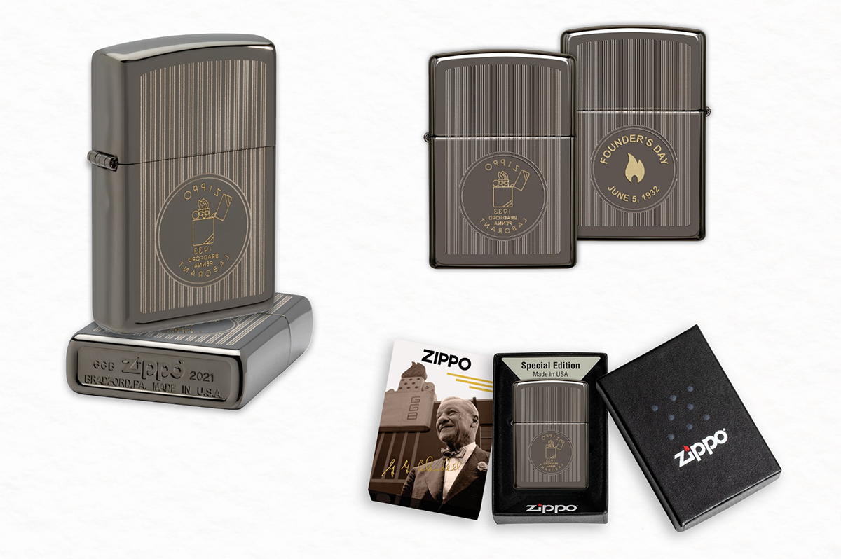 Black Ice&reg; Founder's Day ZIPPO 49629