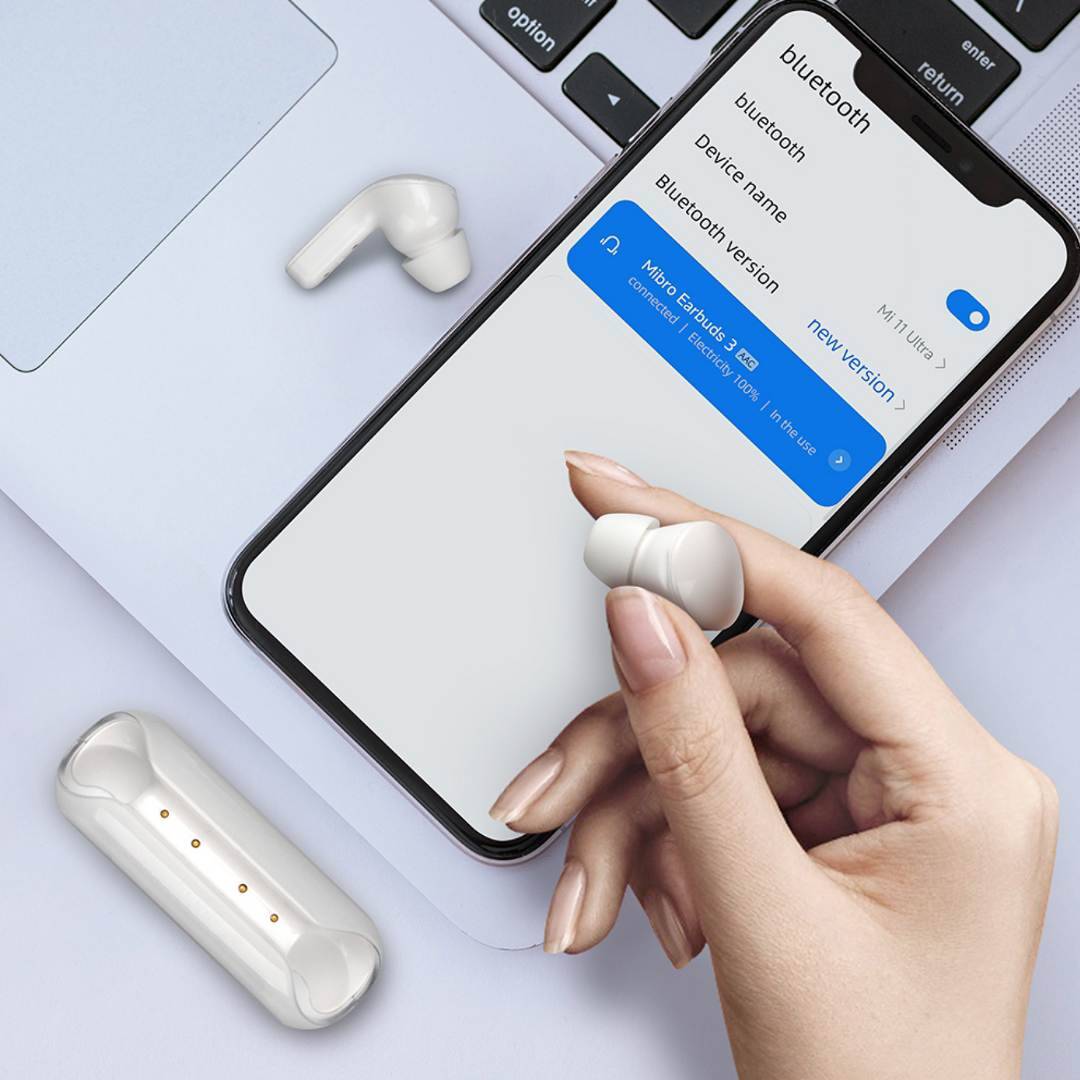 Беспроводные наушники Mibro Earbuds 3 (XPEJ006)-описание-7 Bluetooth 5.3 Mibro Earbuds 3