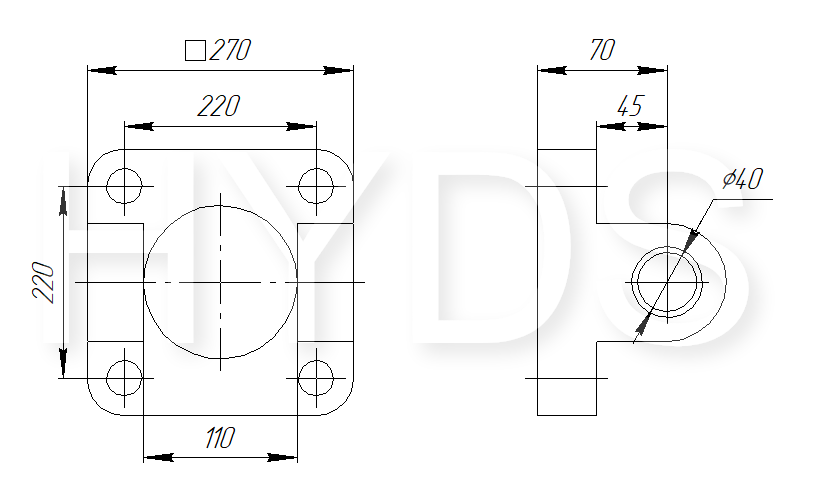 C-H-41-250 C-H-41-250 Передняя цапфа охватываемая.png