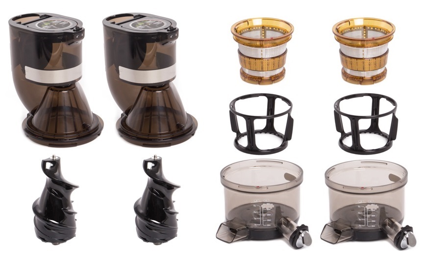 Две отжимные корзины в сборе в расширенной комплектации Kuvings Chef CS600 Две отжимные корзины в сборе в расширенной комплектации Kuvings Chef CS600