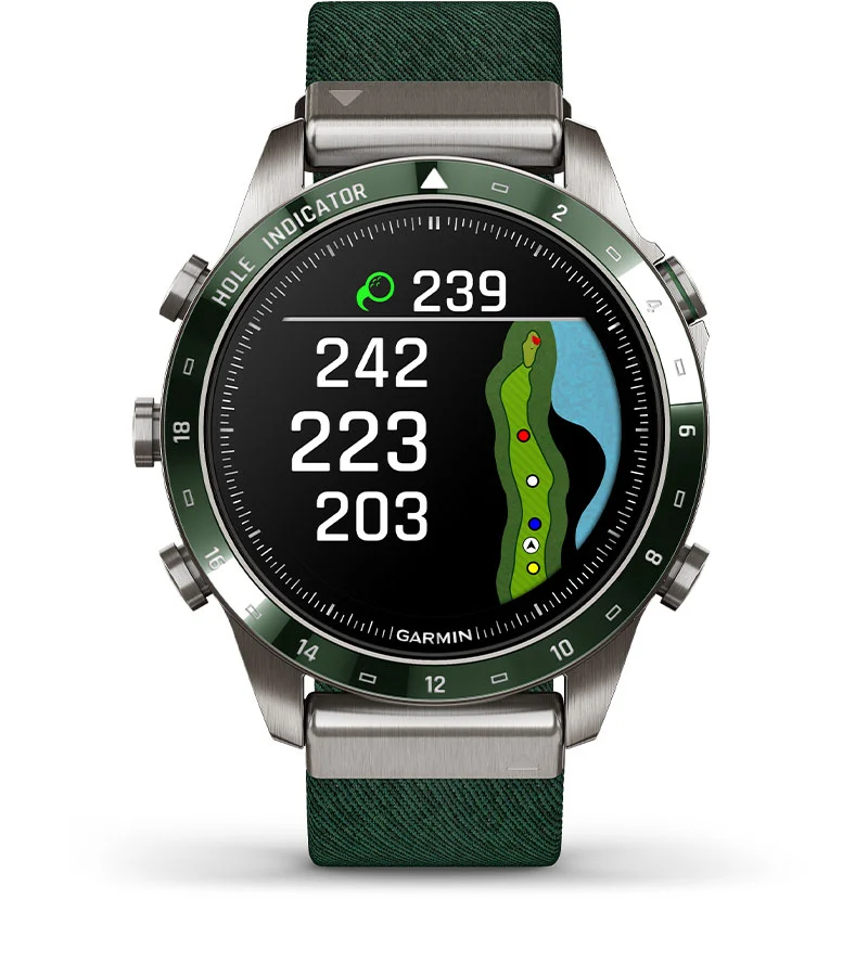 Garmin MARQ Golfer Gen 2 — До передней, средней и задней части грина